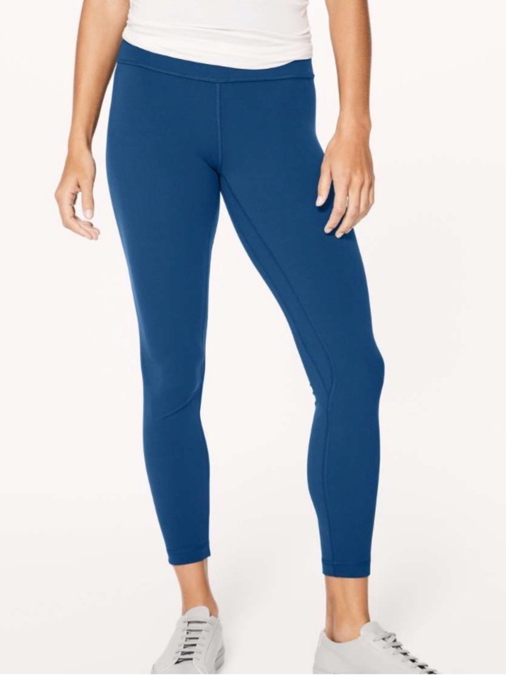 Lululemon Womens Align Pant II 25” Size 6 Blue Athleisure Yoga Pilates Workout